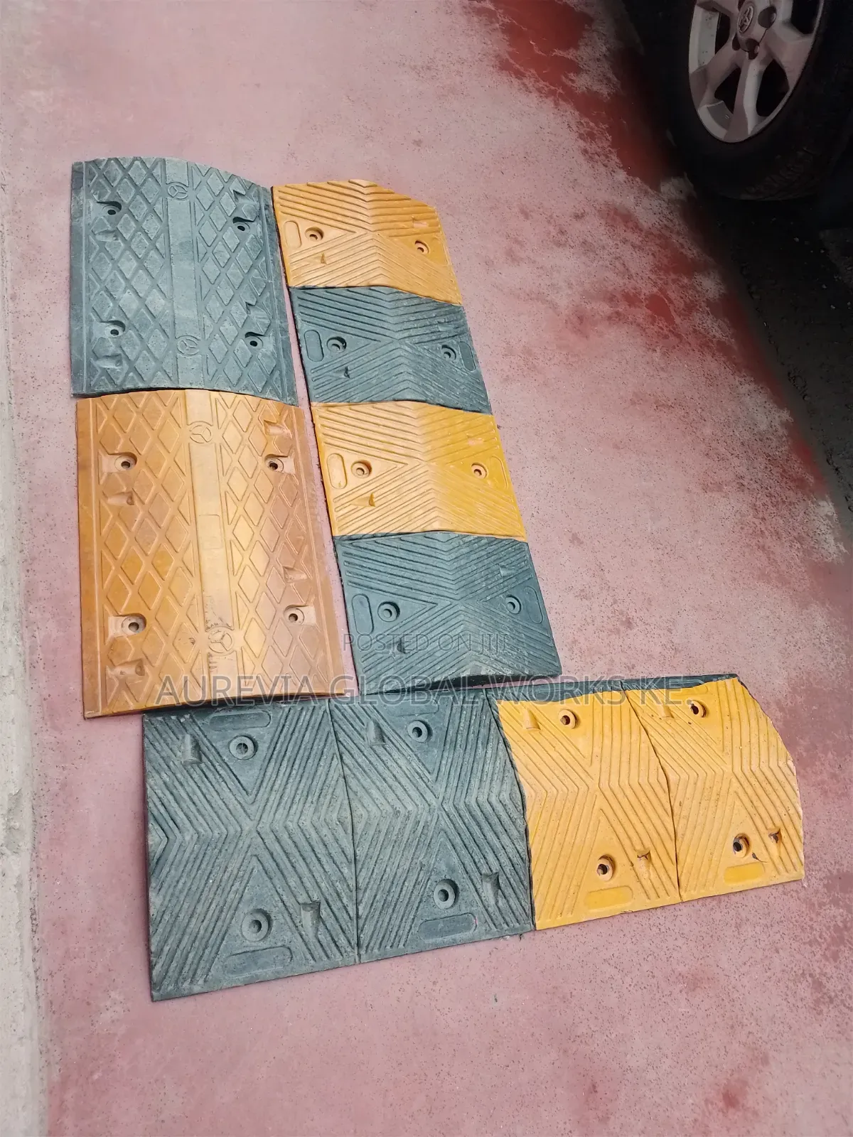 Rubber Speed Bumps Premium Grade