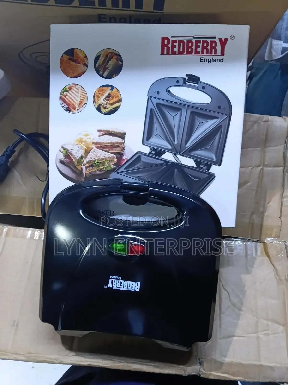 Redberry Sandwich Maker Model:RBSM-1