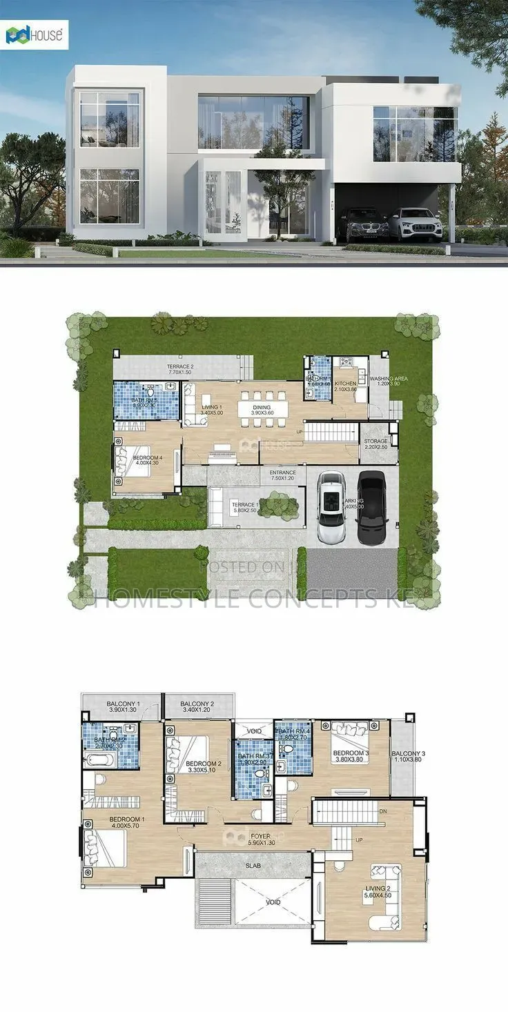 Custom House Plans 2D Floor Plans 3D House Design Simple Residential
