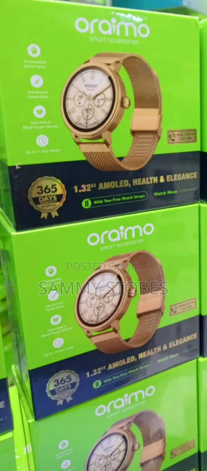 Oraimo Watch Muse 140+ Sports Modes Smart Watch