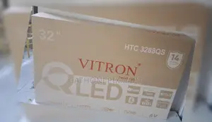 Vitron 32" QLED Smart Android TV – Bluetooth, Wi-Fi Inbuilt Decoder