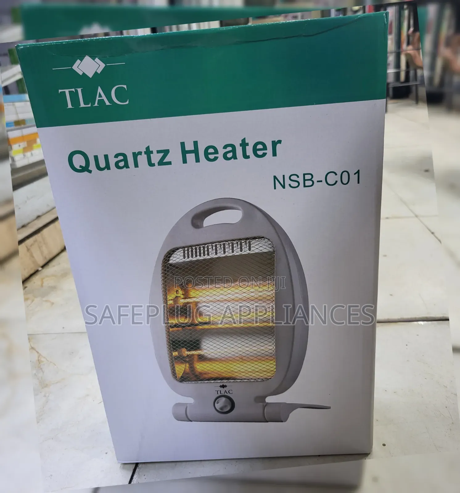 TLAC Portable Quartz Space Heater – Compact Home Office Heater