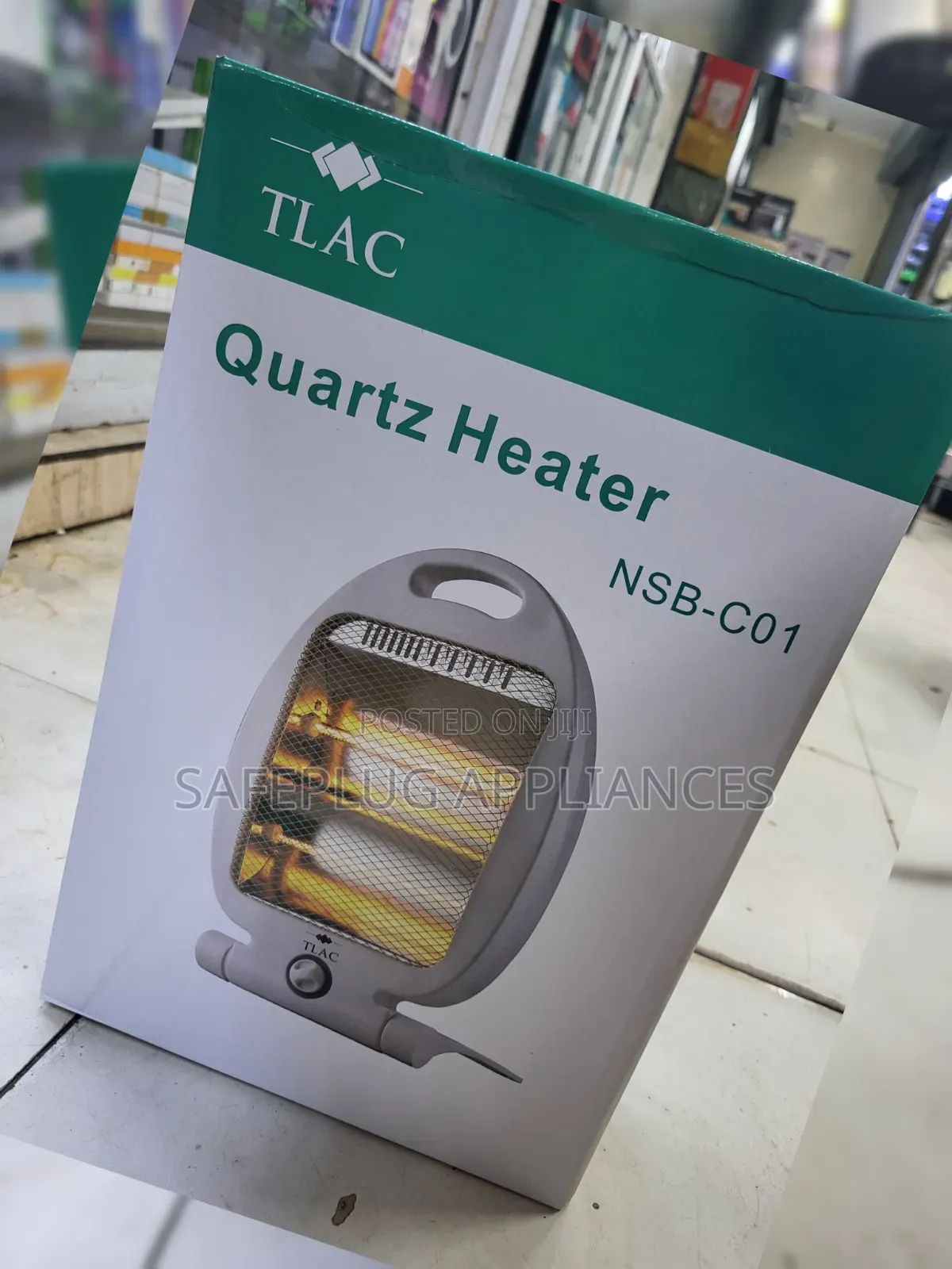 TLAC Portable Quartz Space Heater – Compact Home Office Heater