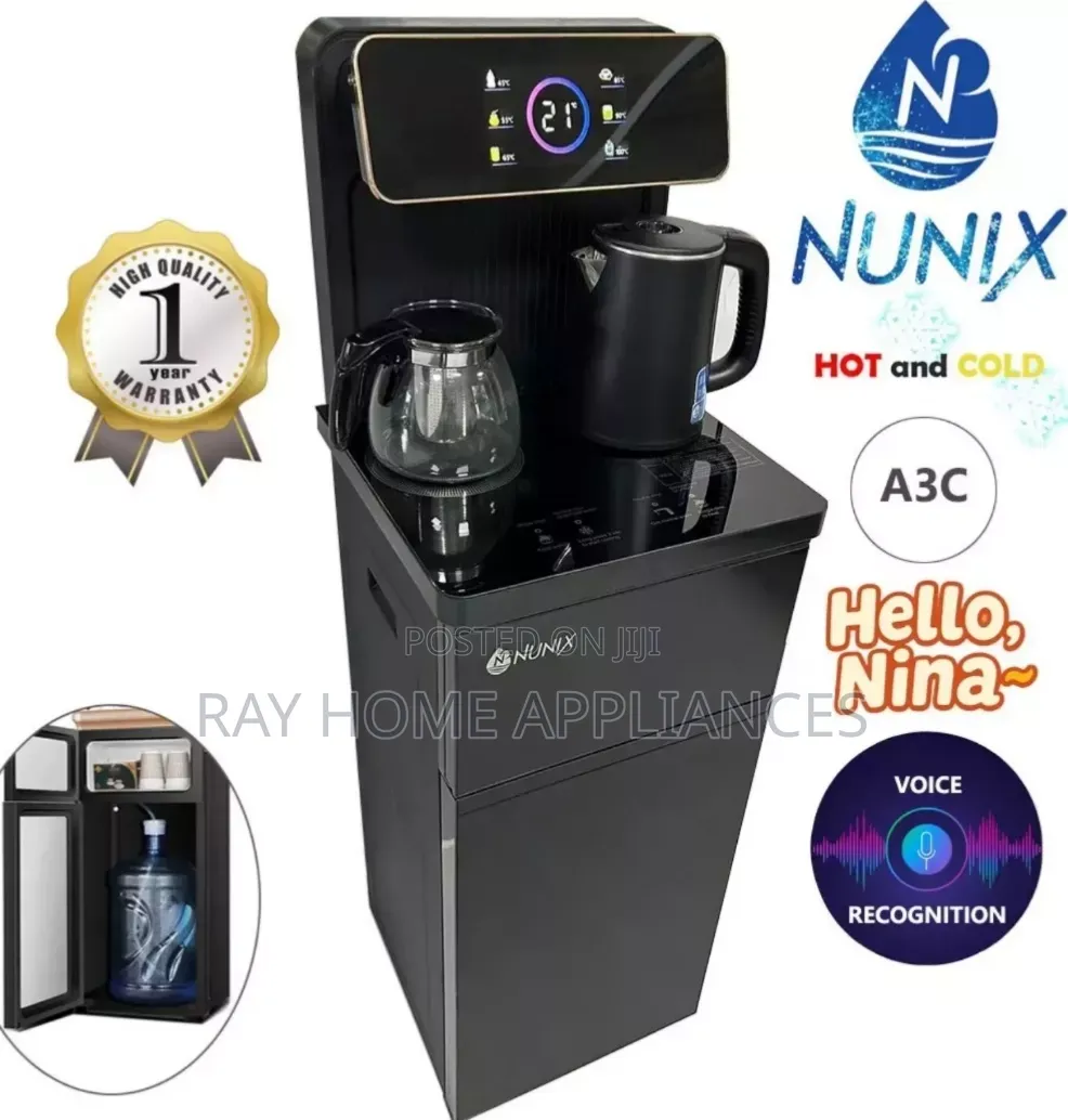 Nunix A3c Hot and Cold Bottom Load Dispenser With Voice Recognition