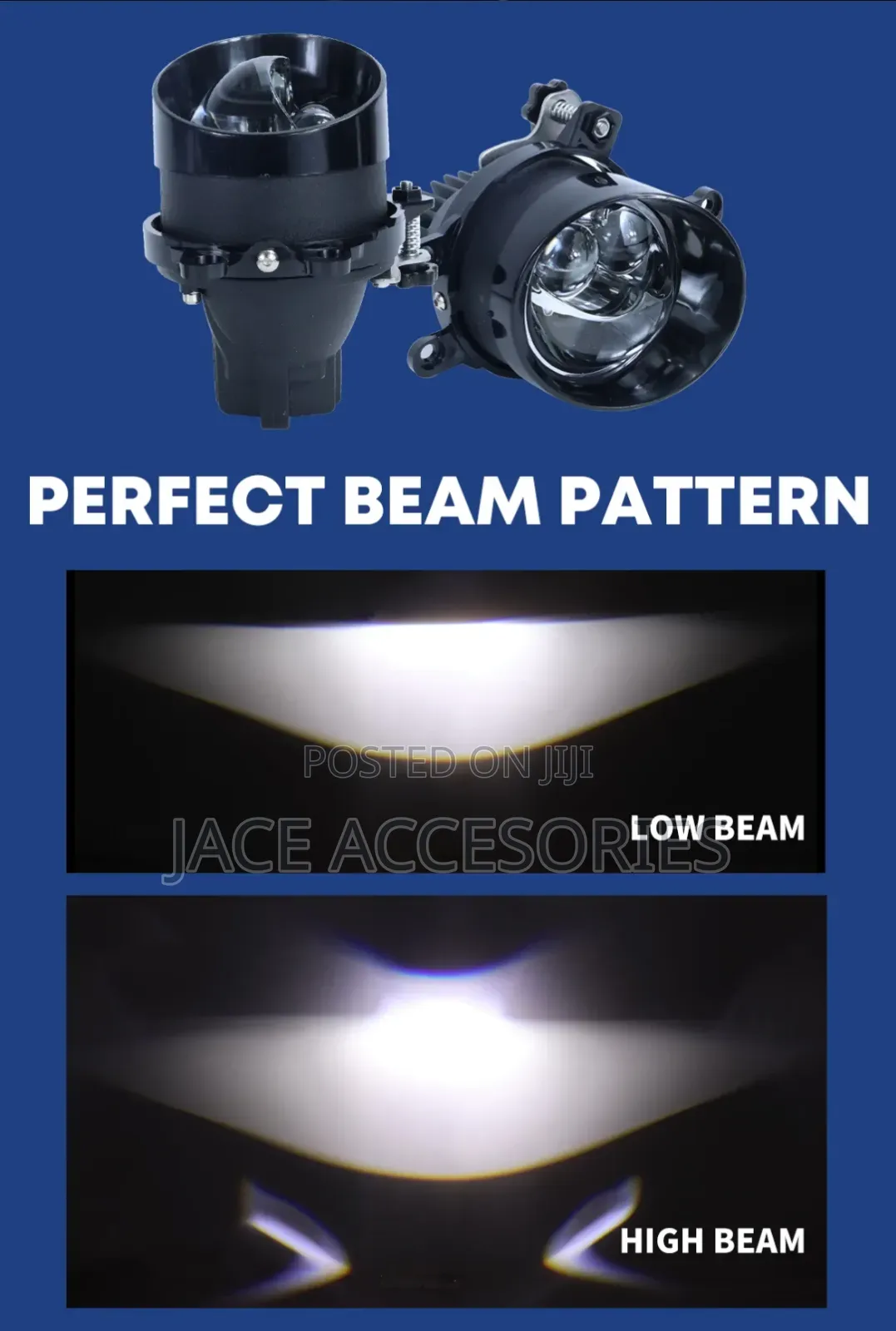 Dual Laser 3 Inch Fog Light Projectors