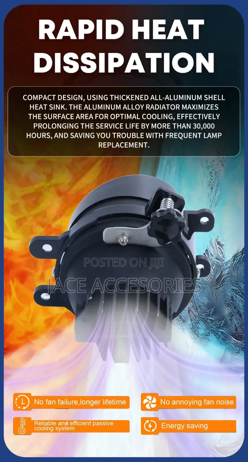 Dual Laser 3 Inch Fog Light Projectors