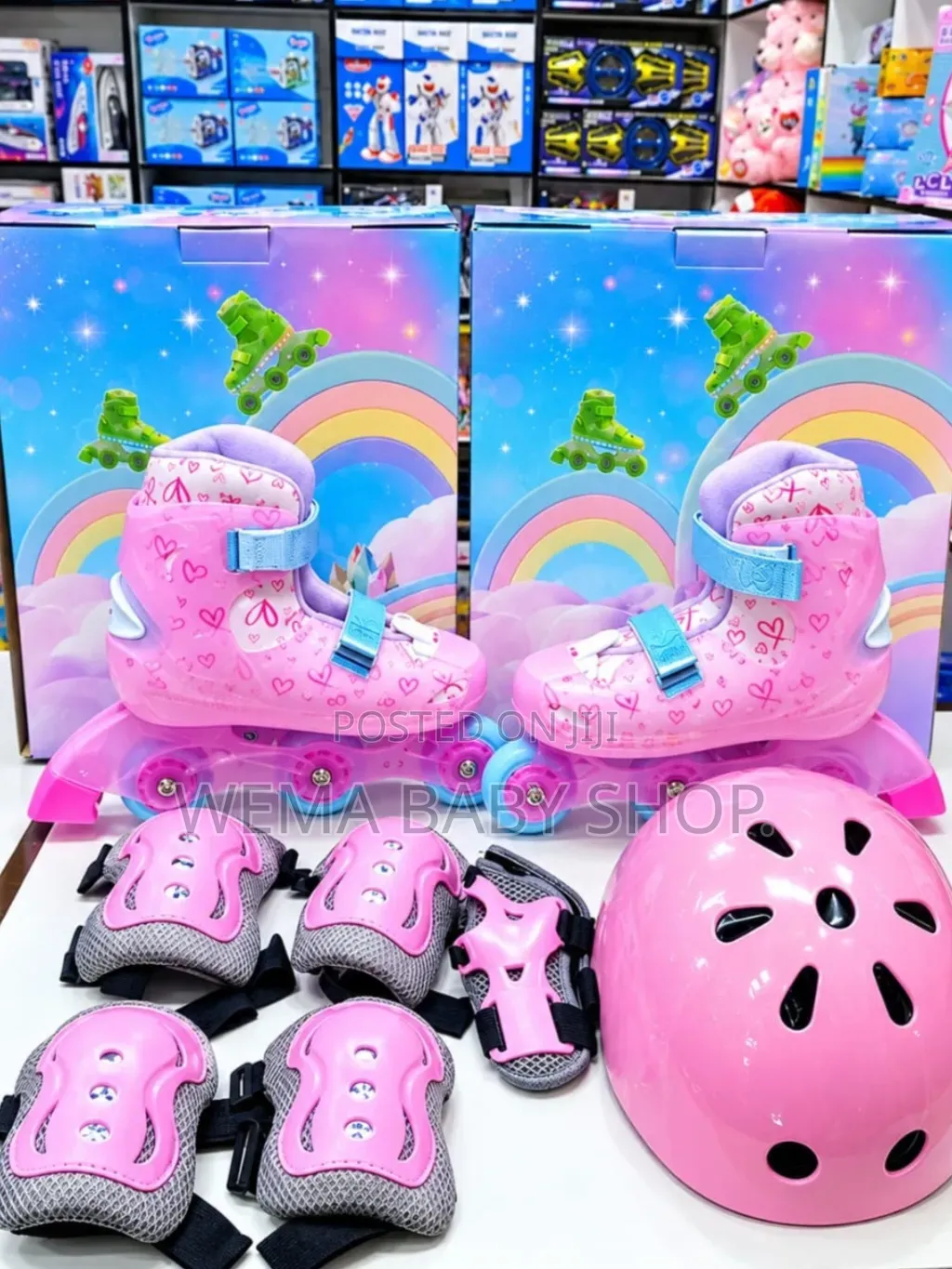  Rechargeable LED Skates  Set