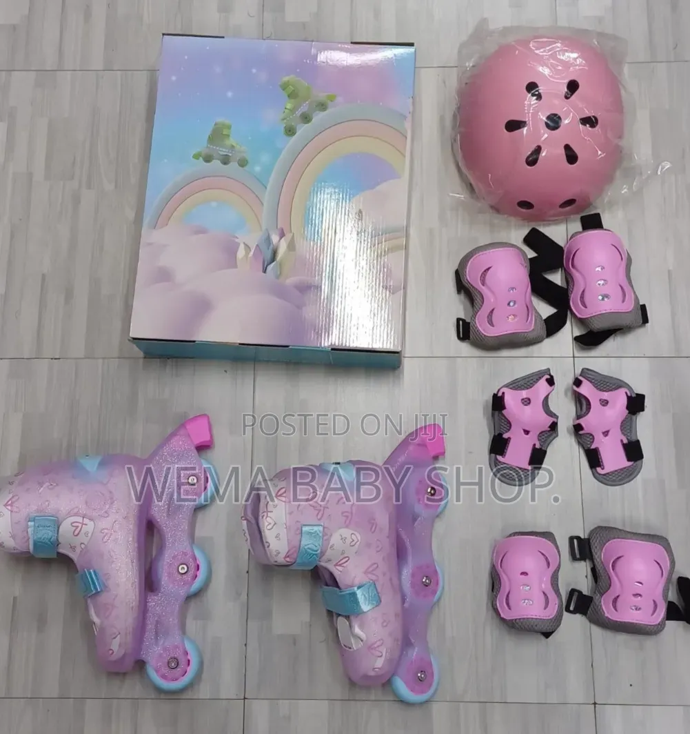  Rechargeable LED Skates  Set