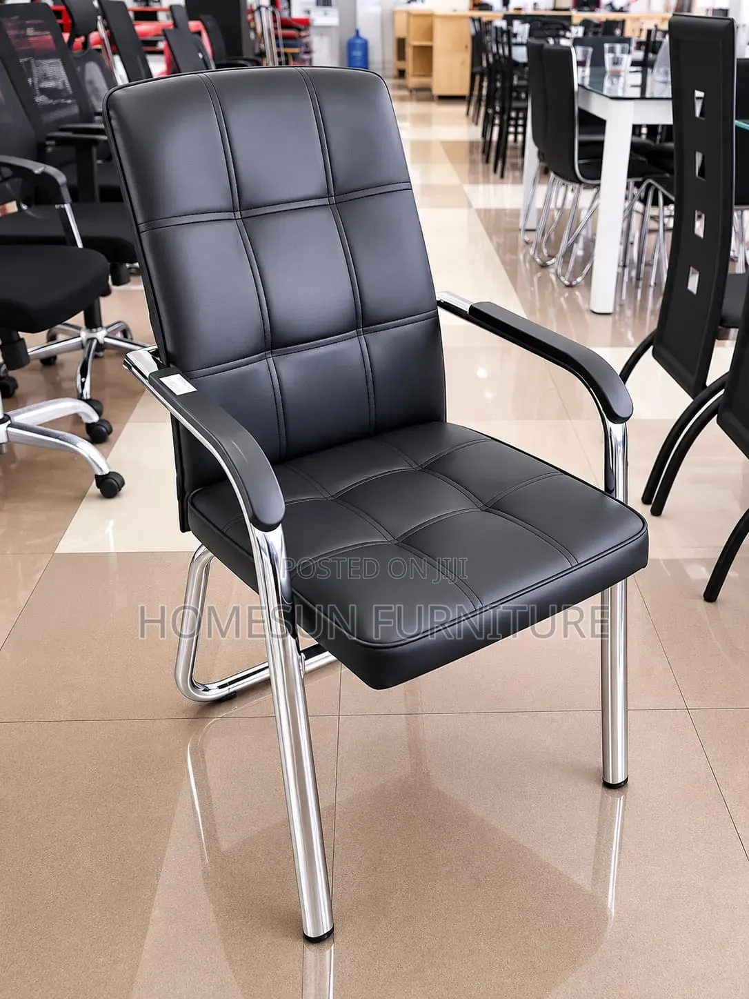 Visitor Office Chair Leather