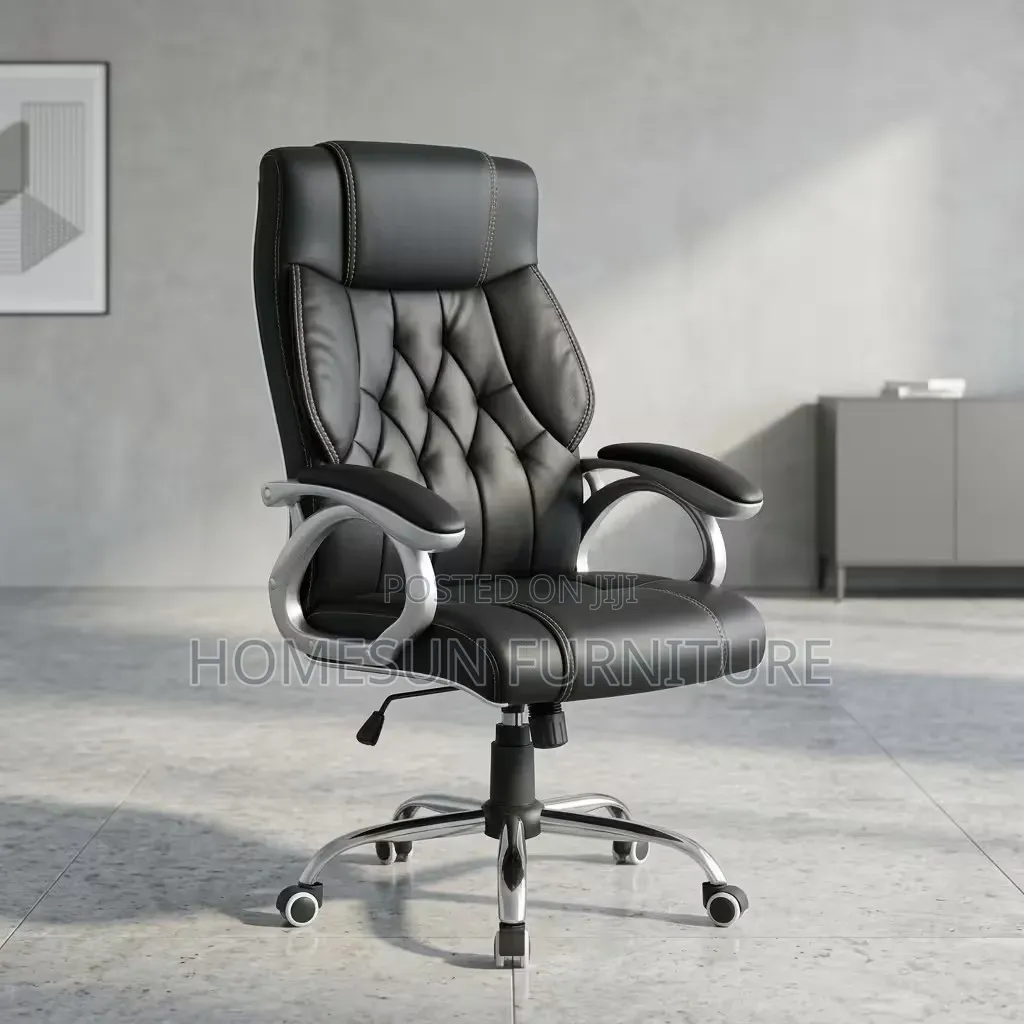 Office Chair Leather ,Reclining Back