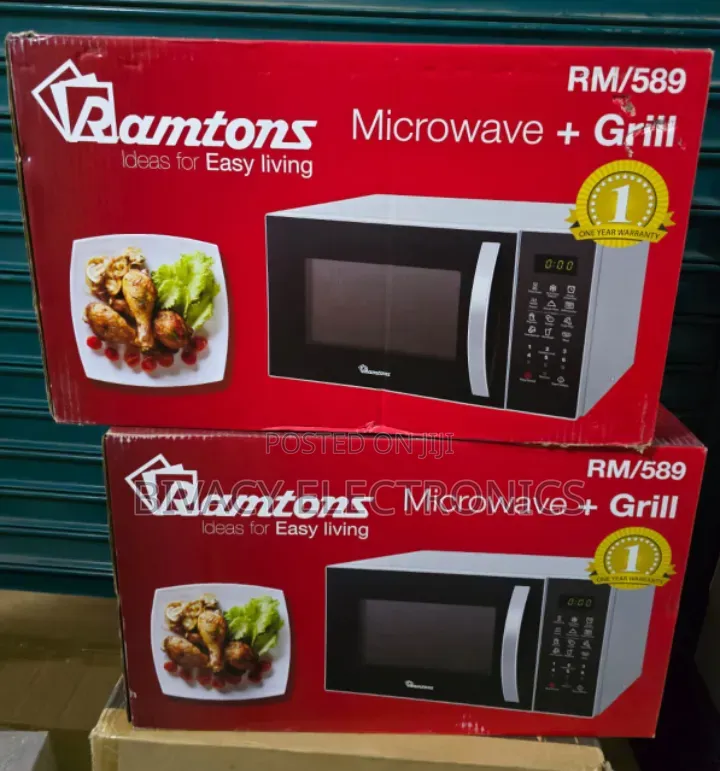 Ramtons 23Litres RM589 Microwave With Grill RM589 (SILVER)