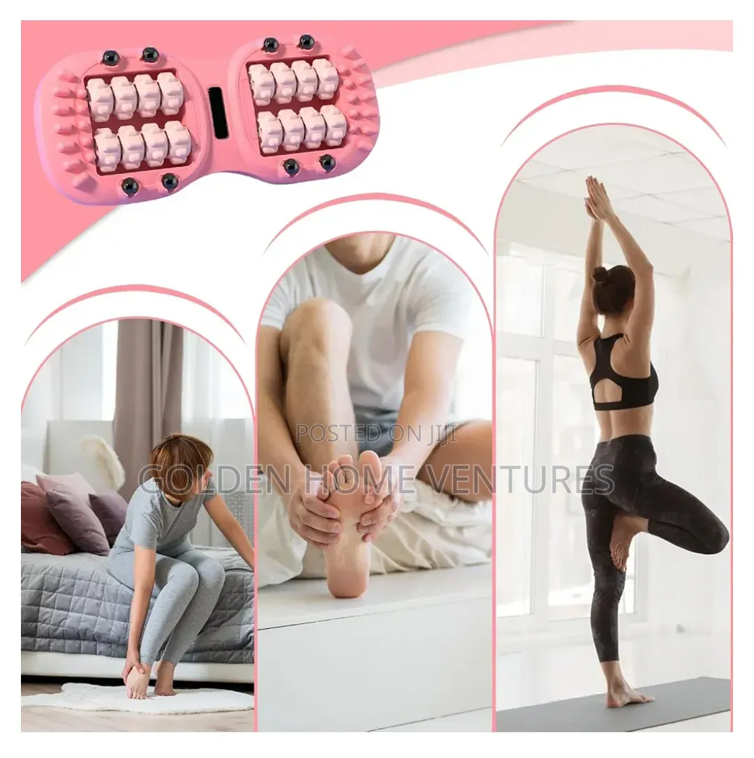 Magnetic Roller Foot Massager Acupressure Reliever Dual Foot Massager
