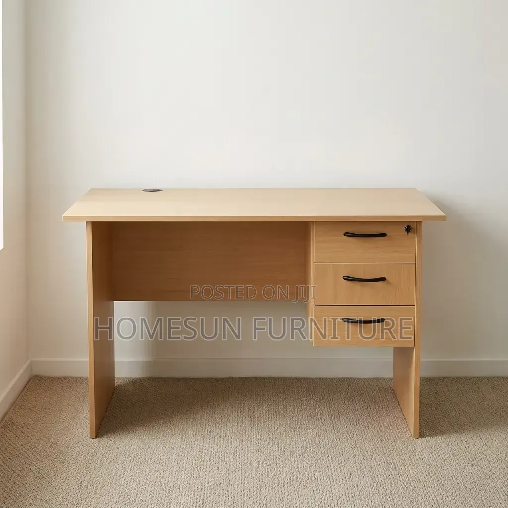 Office Desk With 3 Drawers Lock