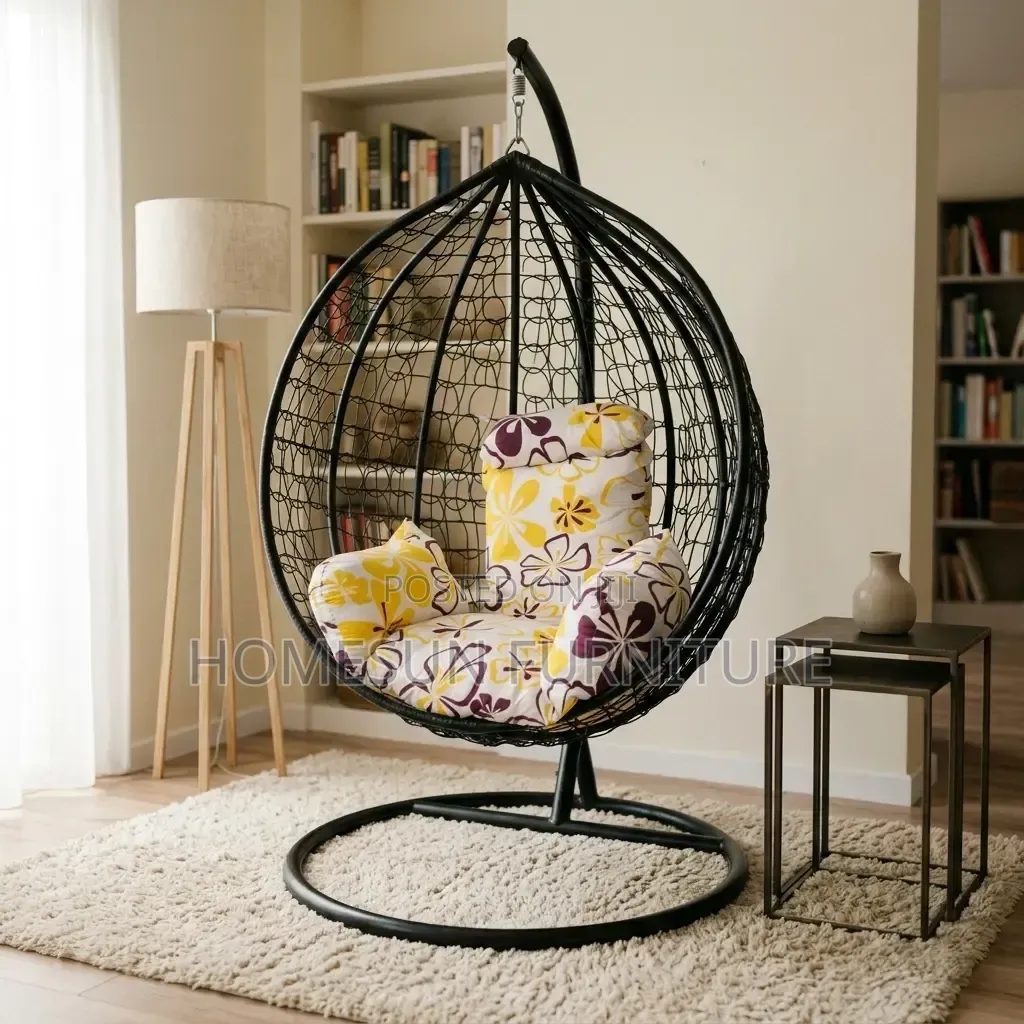 Hanging Egg Chair With Cushions – Indoor Outdoor