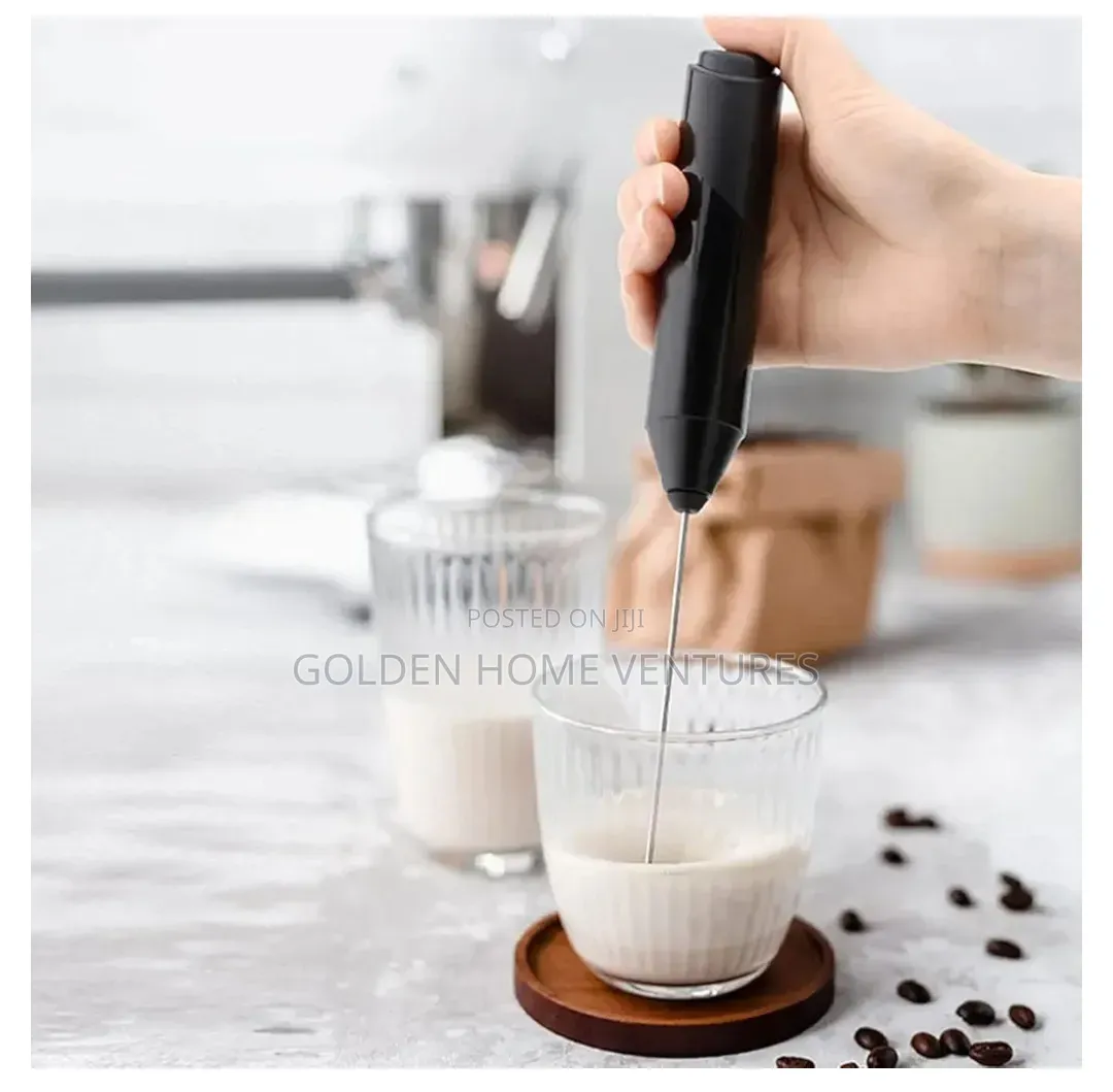 Rechargeable Electric Handheld Milk Frother 3 Speed Coffee Whisk