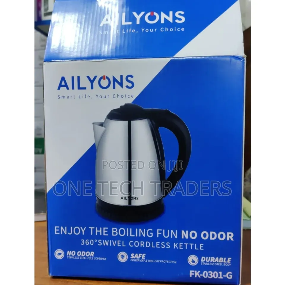 Kettle 2 Litres Stainless Steel - Ailyons