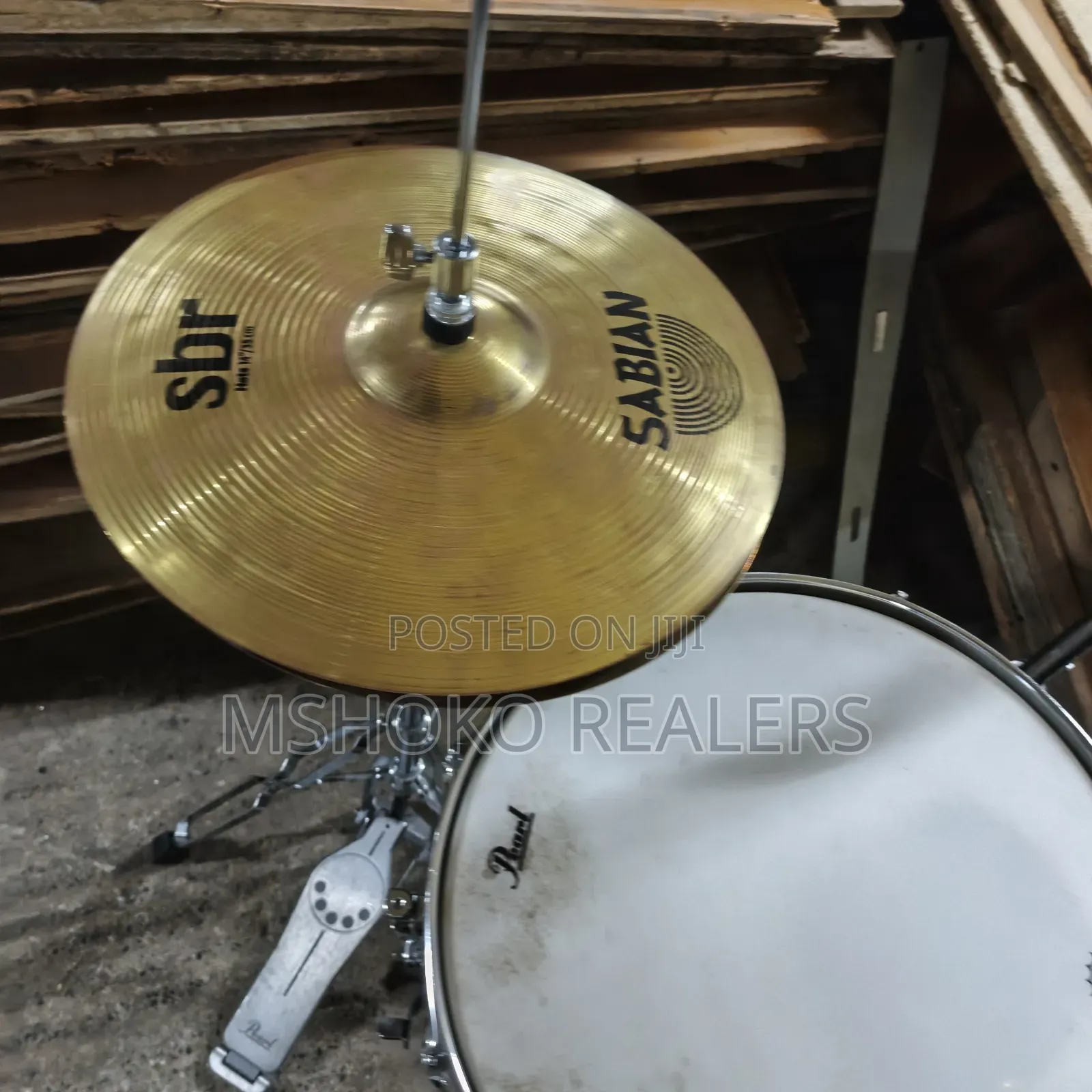 5 Piece Drum Set Pearl Export Series