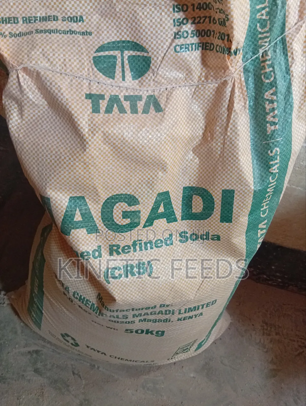 Soda Ash/Magadi(CRS), Minimum Order 1 Tonne(20 Bags)