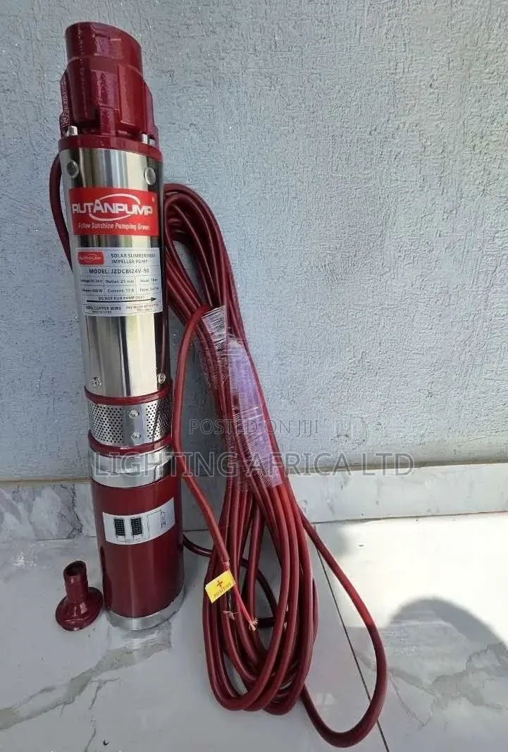 50 Meters Head 24 Volts Submersible Solar Dc Pump 400 Watts