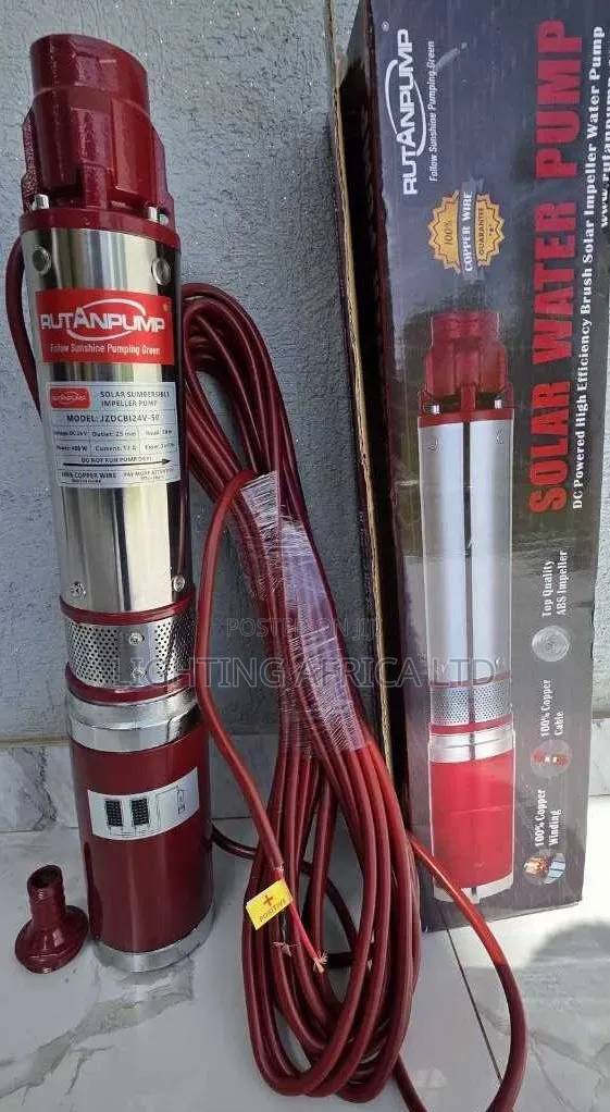 50 Meters Head 24 Volts Submersible Solar Dc Pump 400 Watts