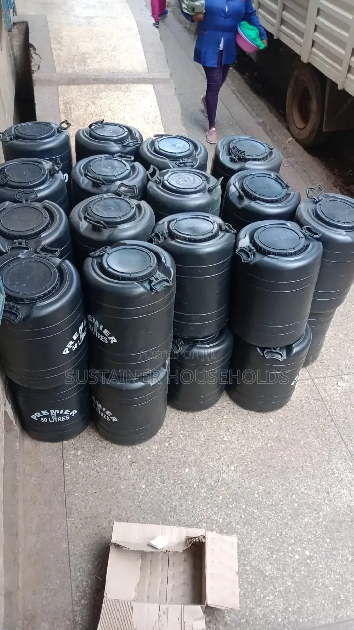 50litres Black Plastic Tank