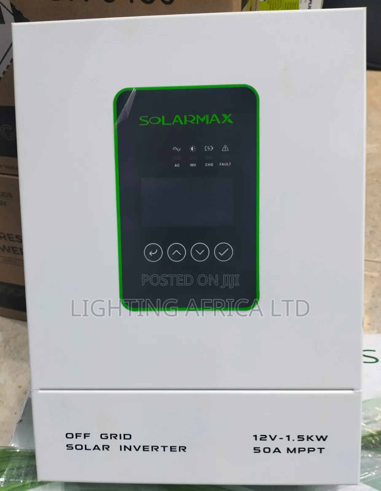 Solarmax 1.5 KVA Inverter - 200Ah Lithium - 625W Solar - Full Kit