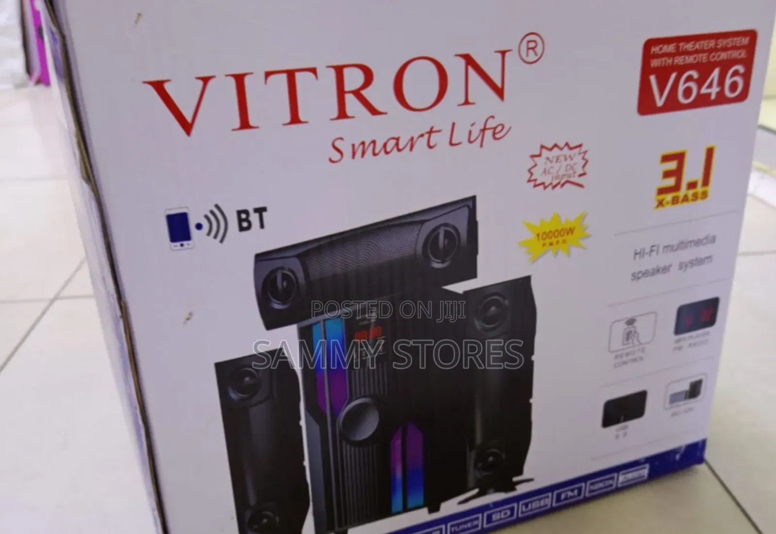 Vitron V646 Bluetooth Home Entertainment Woofer