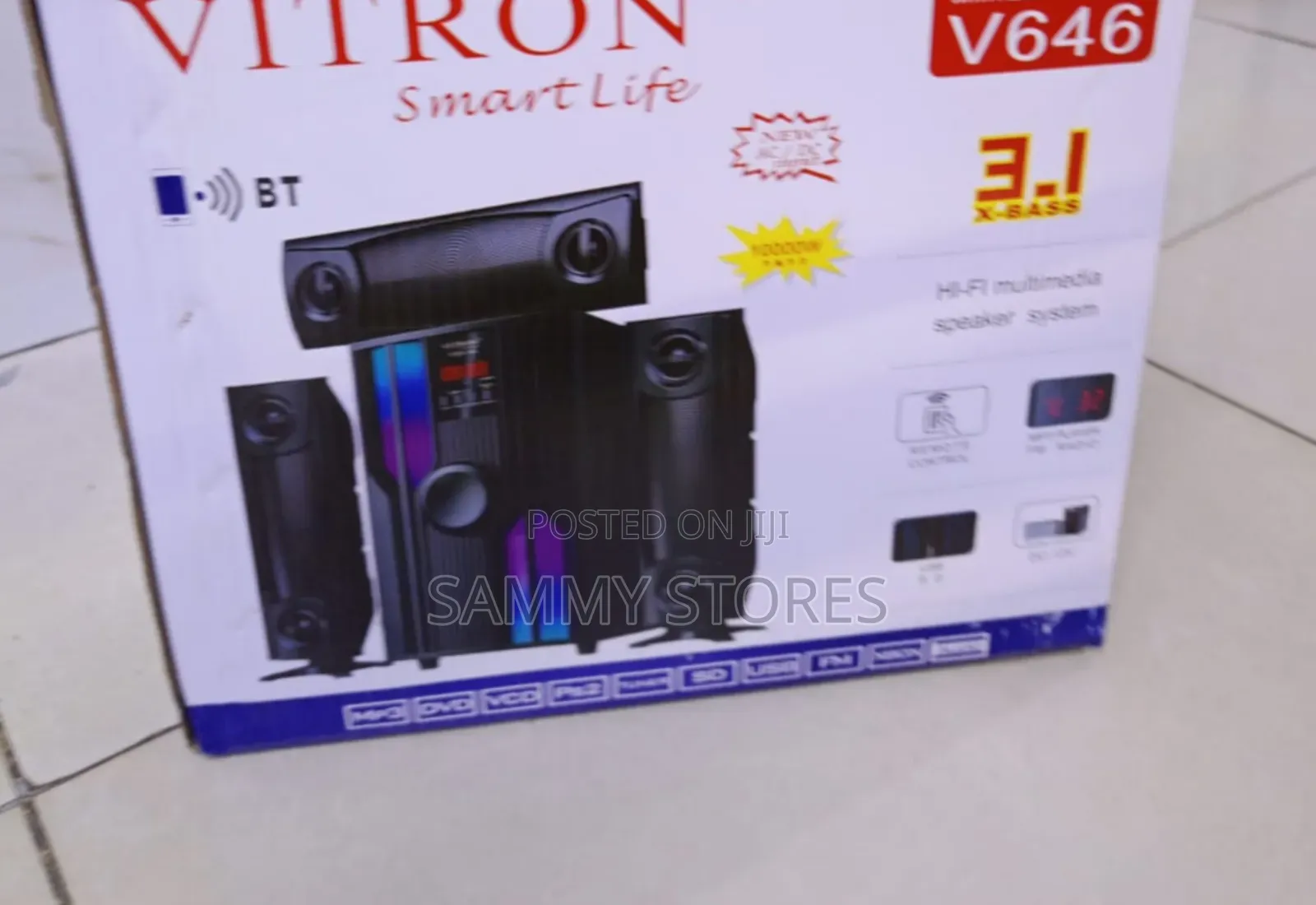 Vitron V646 Home Theatre Woofer With Remote Control