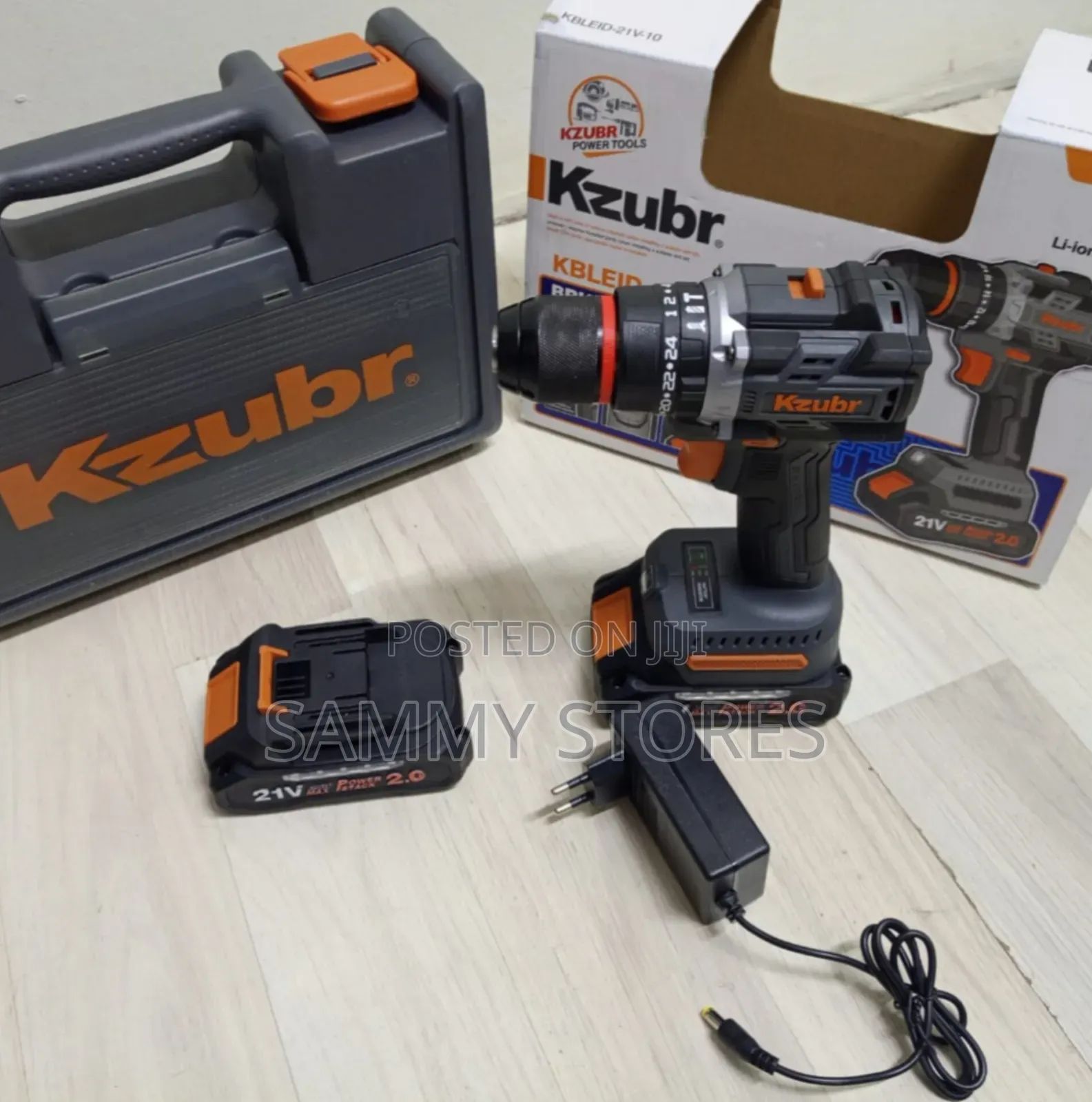 Kzubr 21V Cordless Drill With Hammer Function