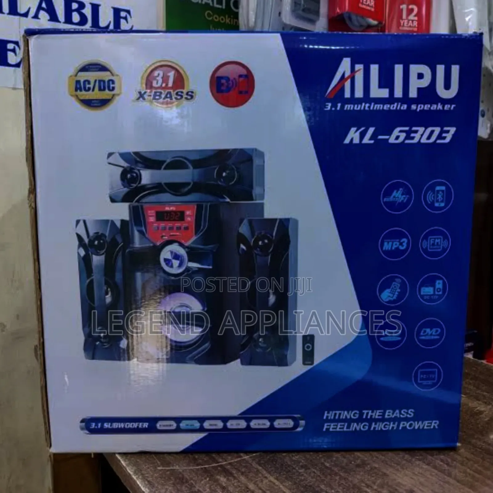 AILIPU 3.1ch Home Theatre Multimedia Speaker System Woofer