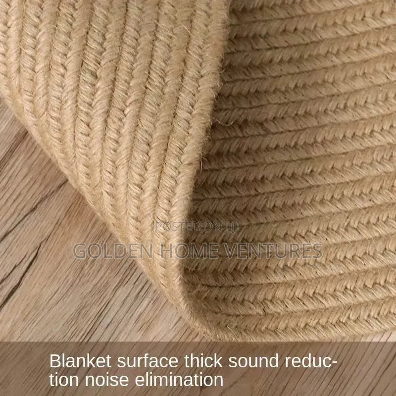 Handwoven Natural Jute Door Mat Eco-Friendly Rug