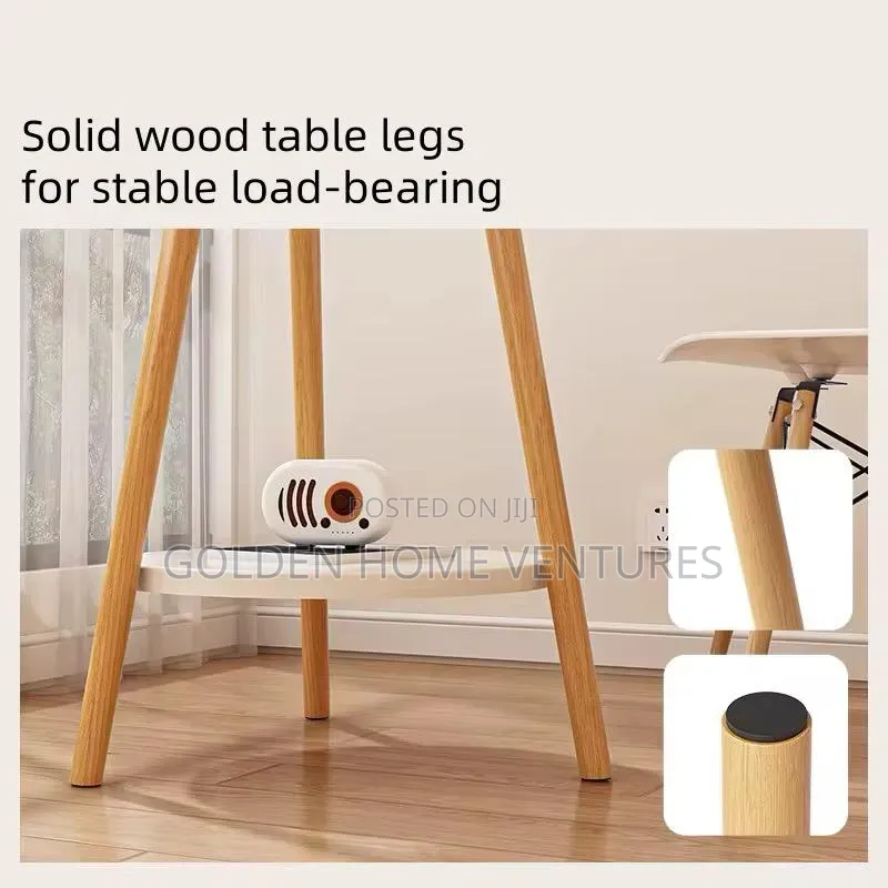 2 Tier Minimalist Nordic Side Table Round Coffee Stand