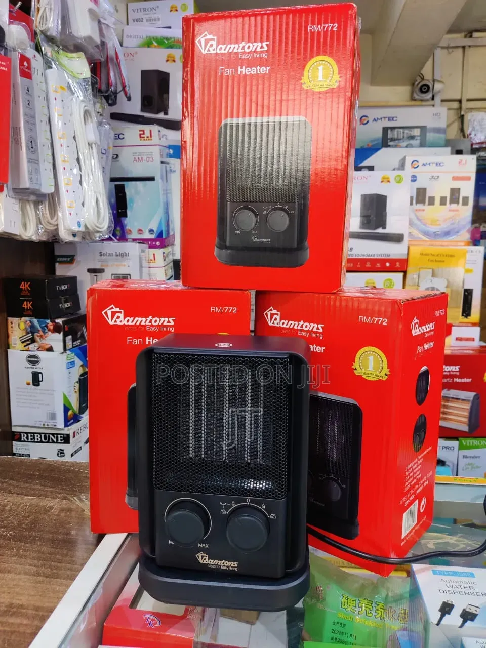 Ramtons Oscillating Fan Heater (RM/772)