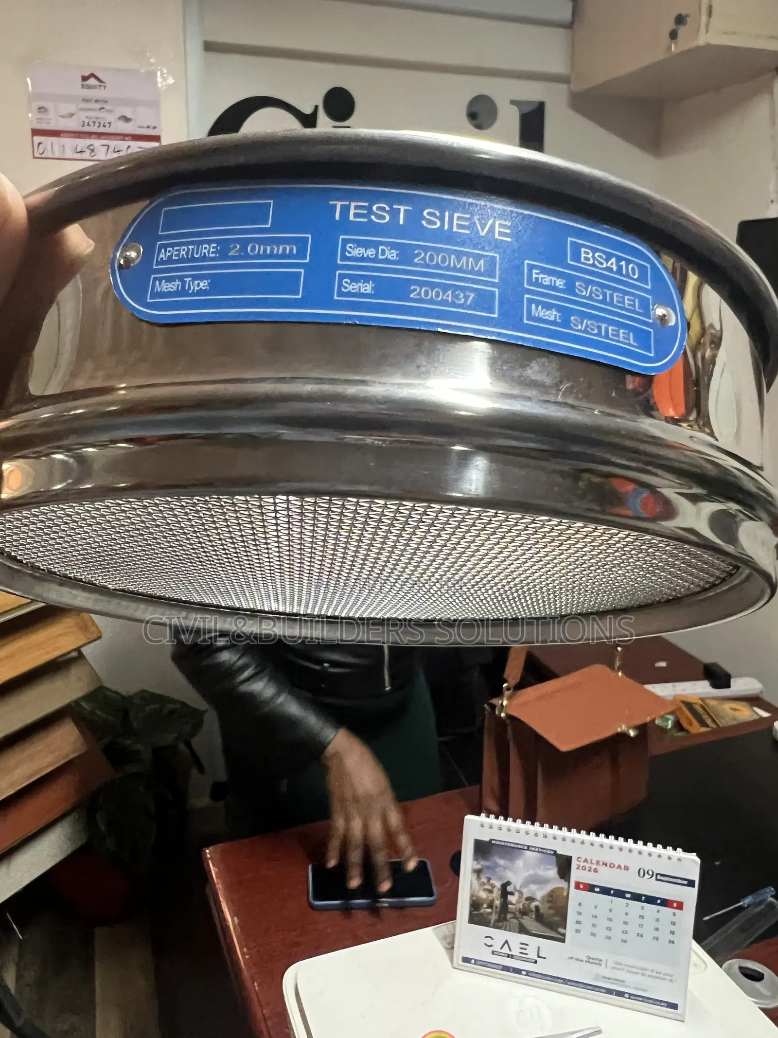 200 Dia Soil Sieve