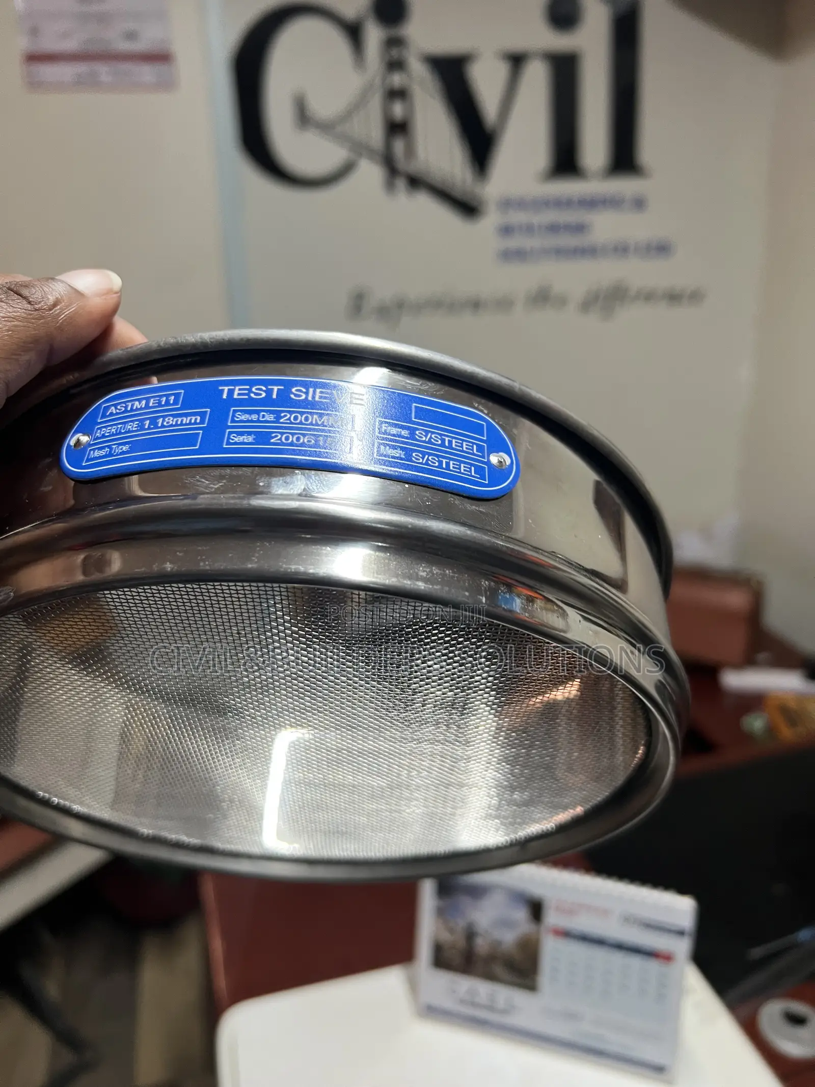 Highway Test Sieve