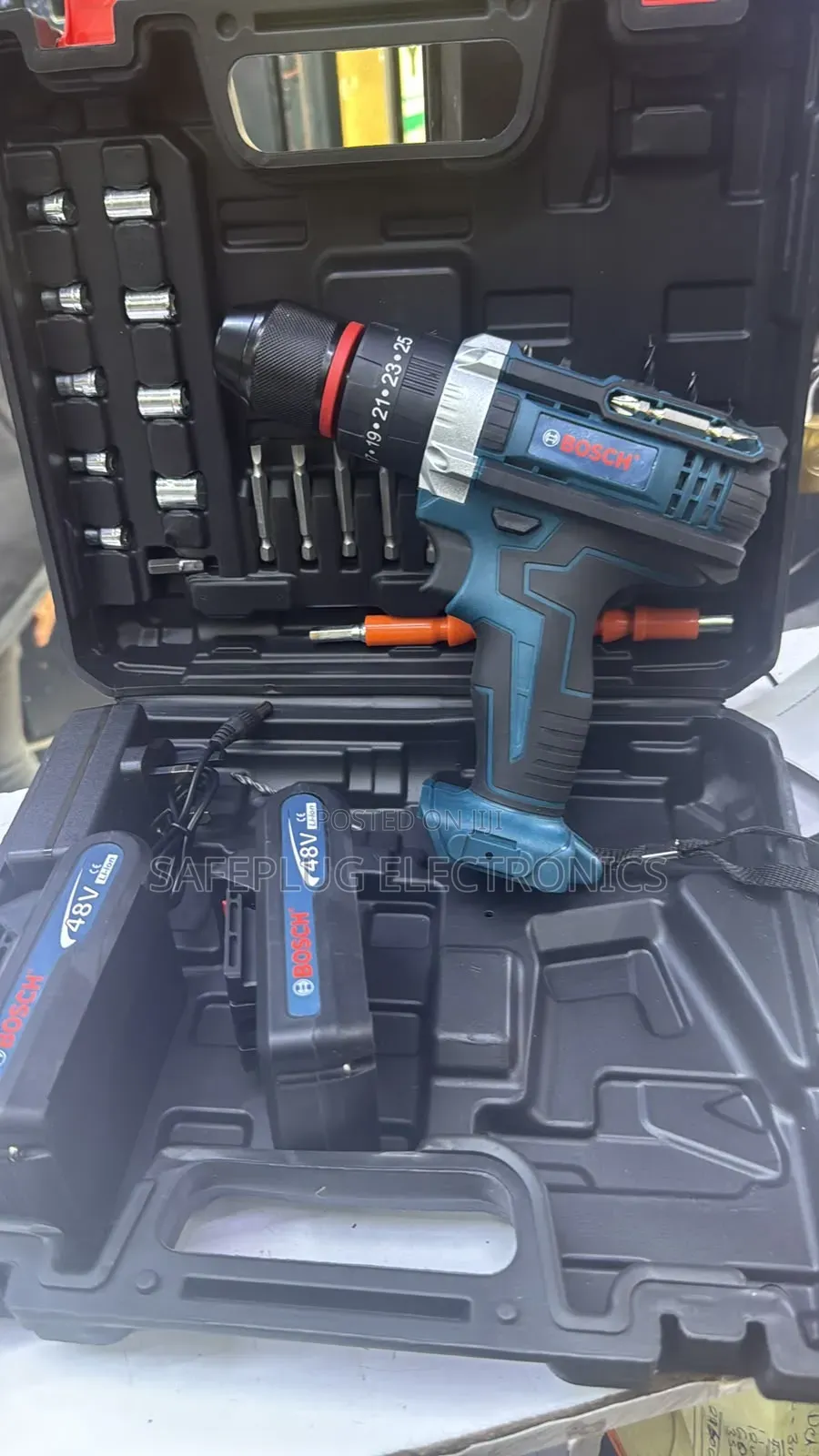 48V Heavy Duty Bosch Max Cordless Drill Toolkit Set
