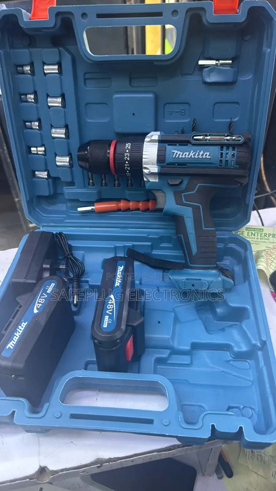 Heavy Duty Makita 48V Cordless Power Drill Machine With Accessories