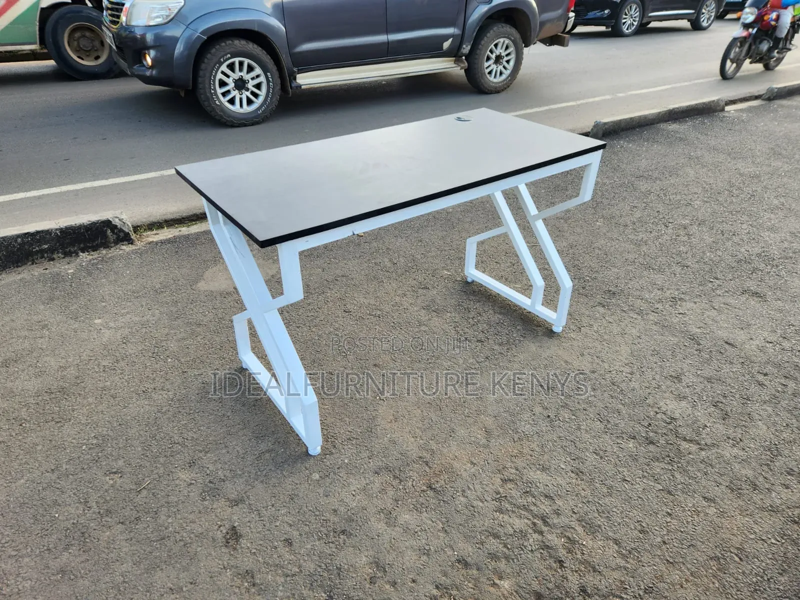 Metalic Gray Desk