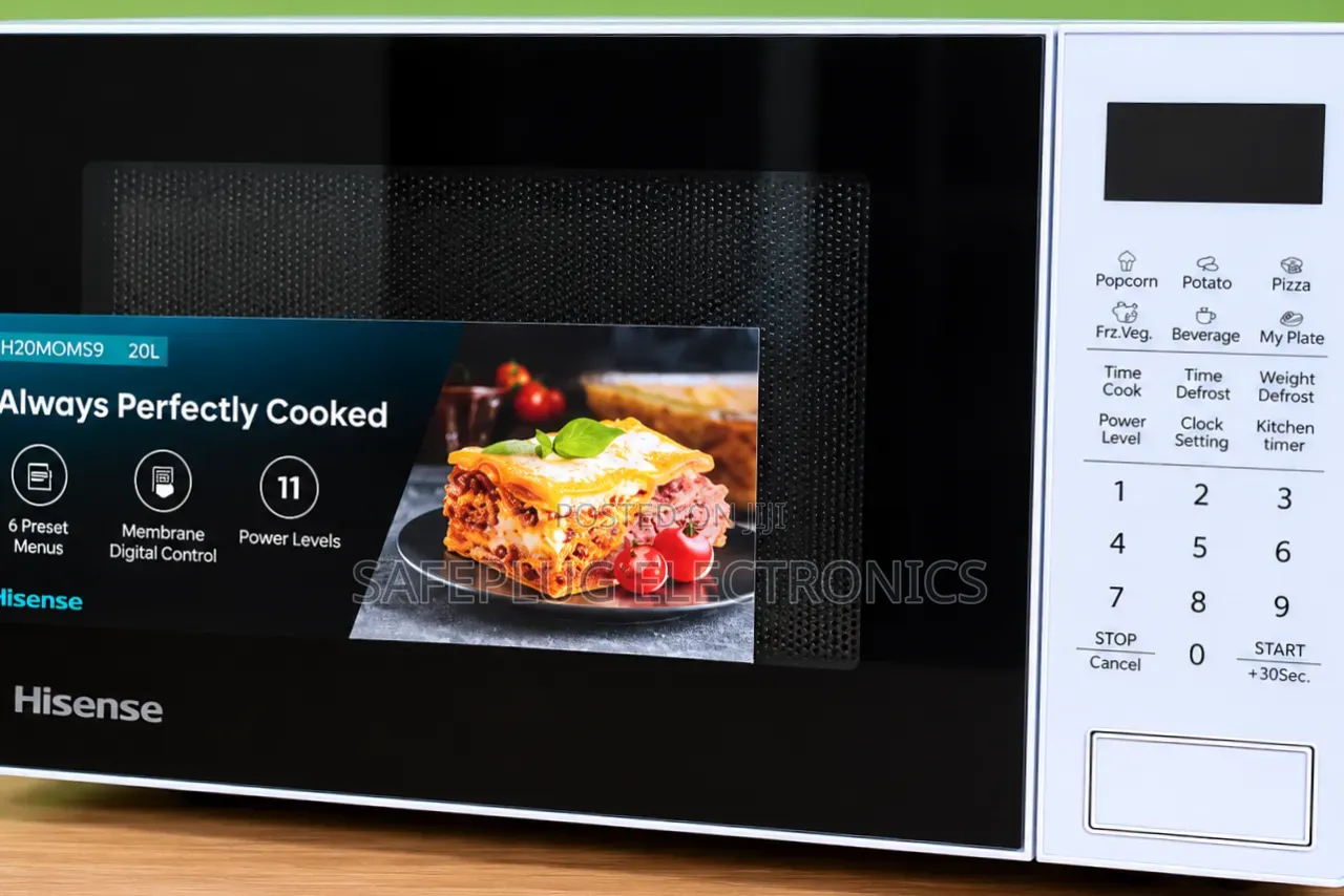 Hisense 20 Litre Electronic Solo Microwave With Membrane Digital