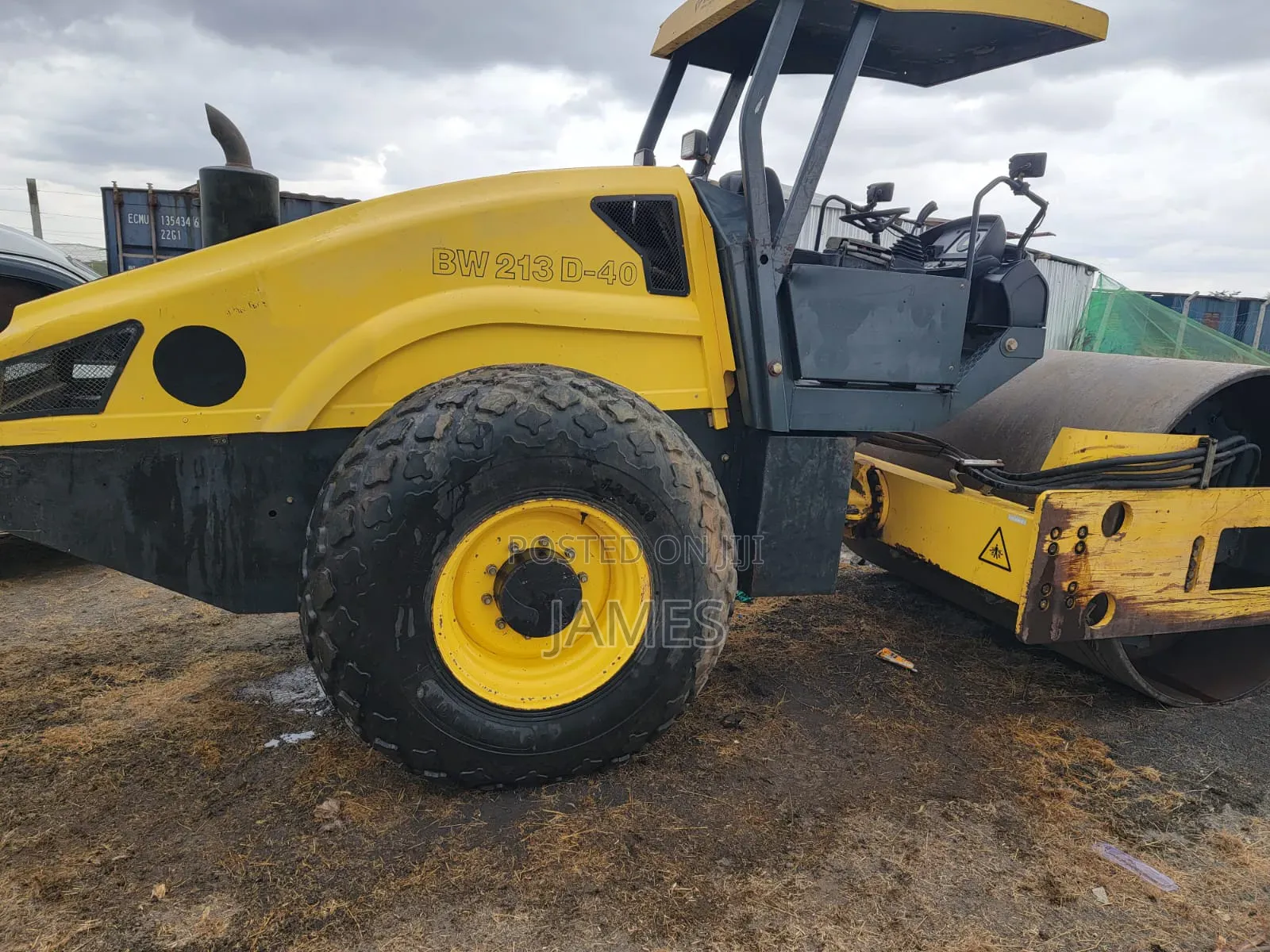 Bomag Roller With Brand New Pad Foot