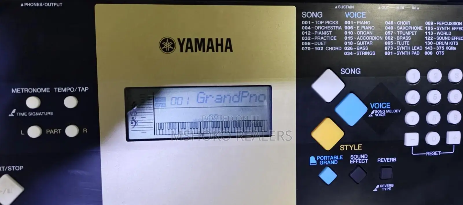 Yamaha Keyboard YPT 220
