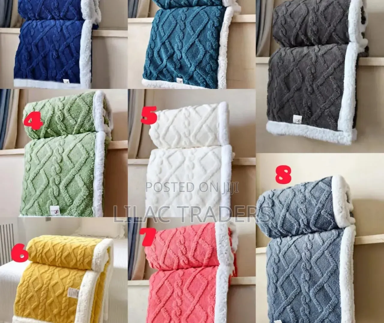  *Sherpa/Fleece Throw Blankets *Cty
