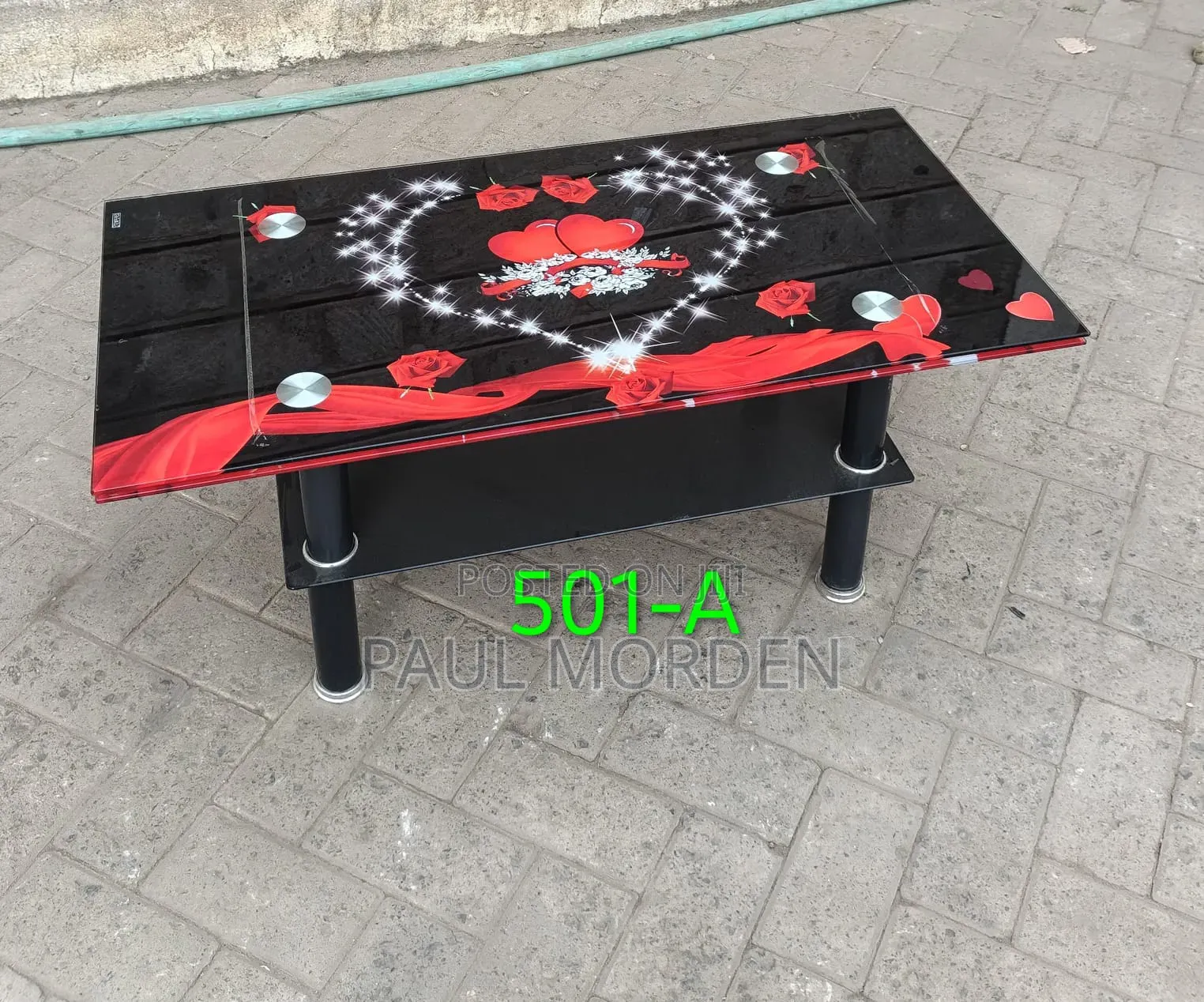 Love Flowered Coffee Table