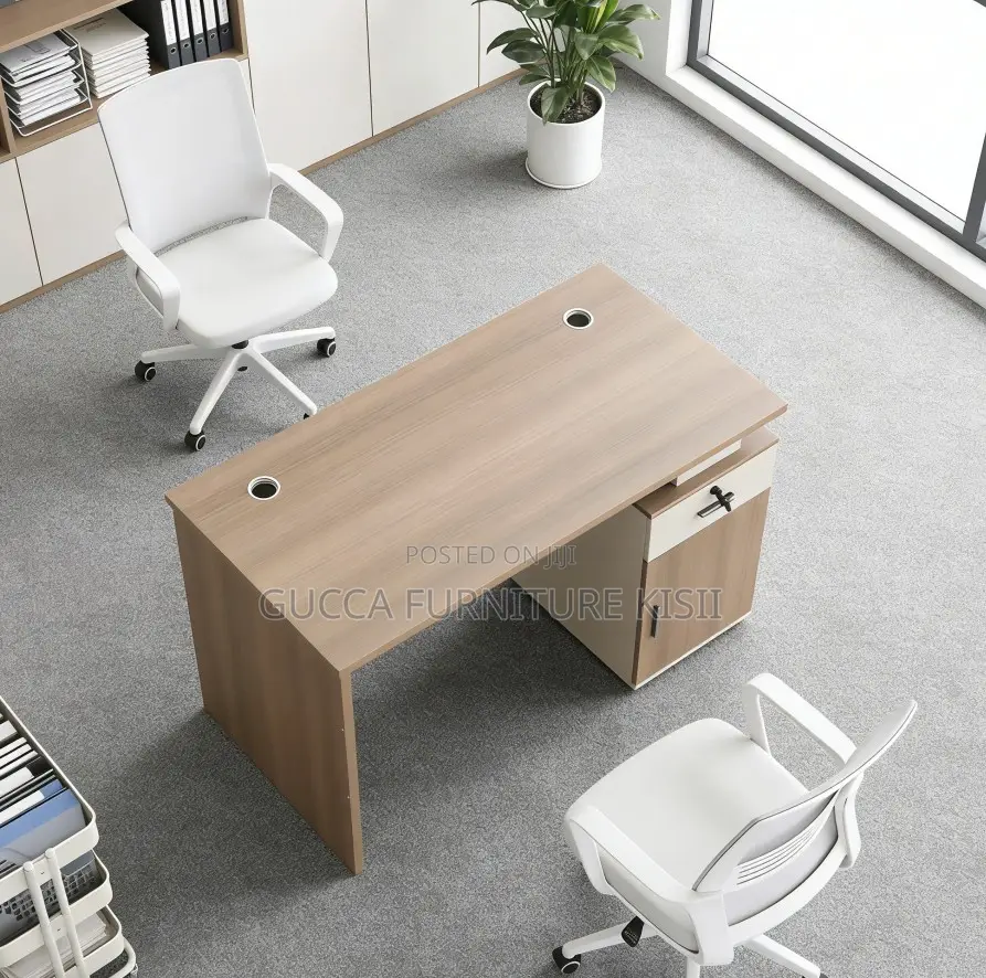 1.4M Imported Wooden Office Desk