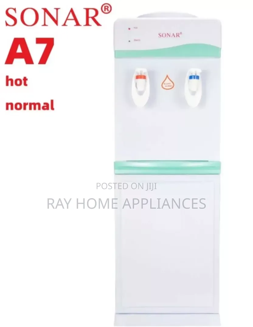 White Sonar A7 Hot and Normal Free Standing Water Dispenser