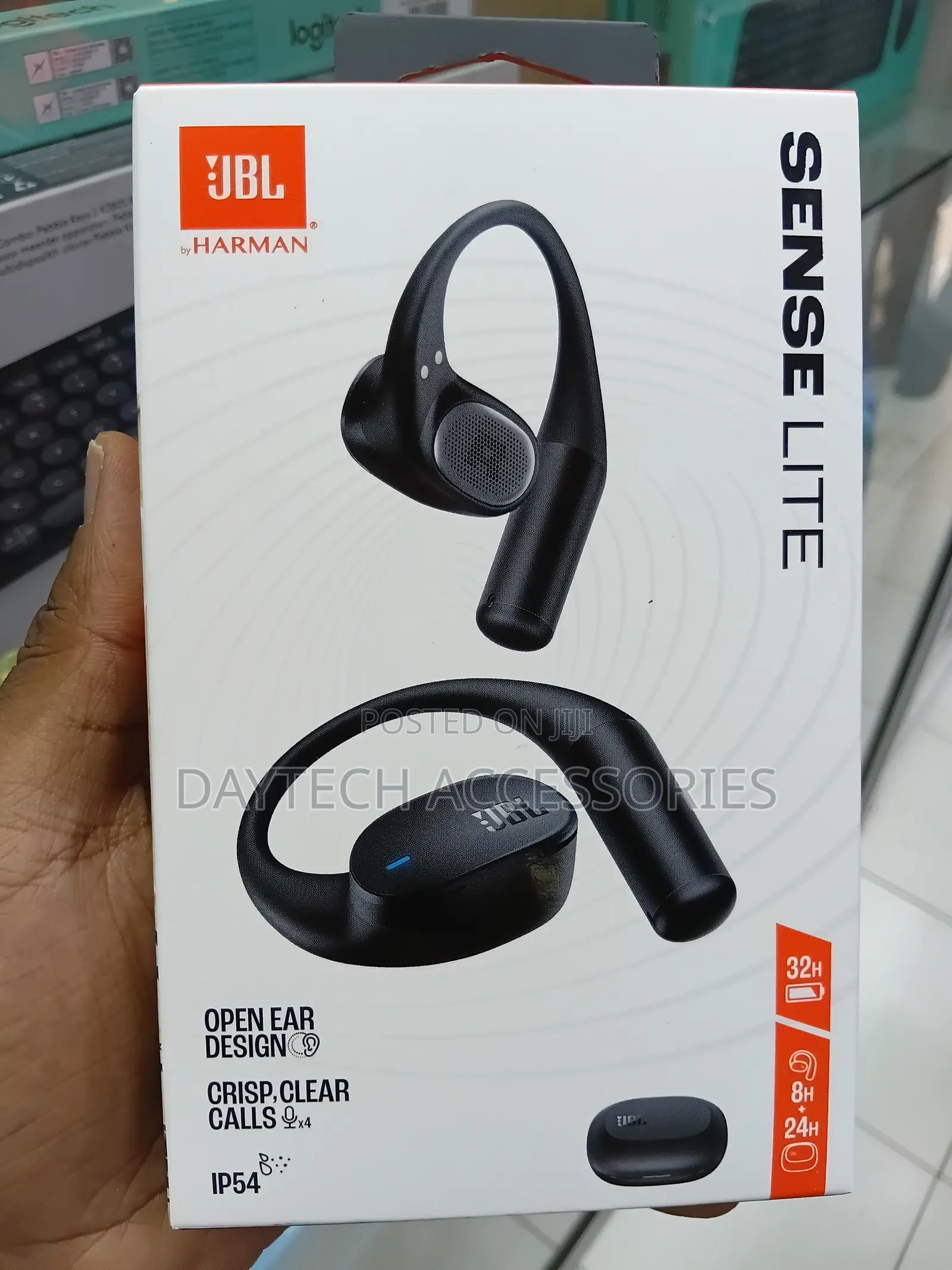 JBL Sense Lite Wireless Open-Ear Earbuds withJBL OpenSound Technology,