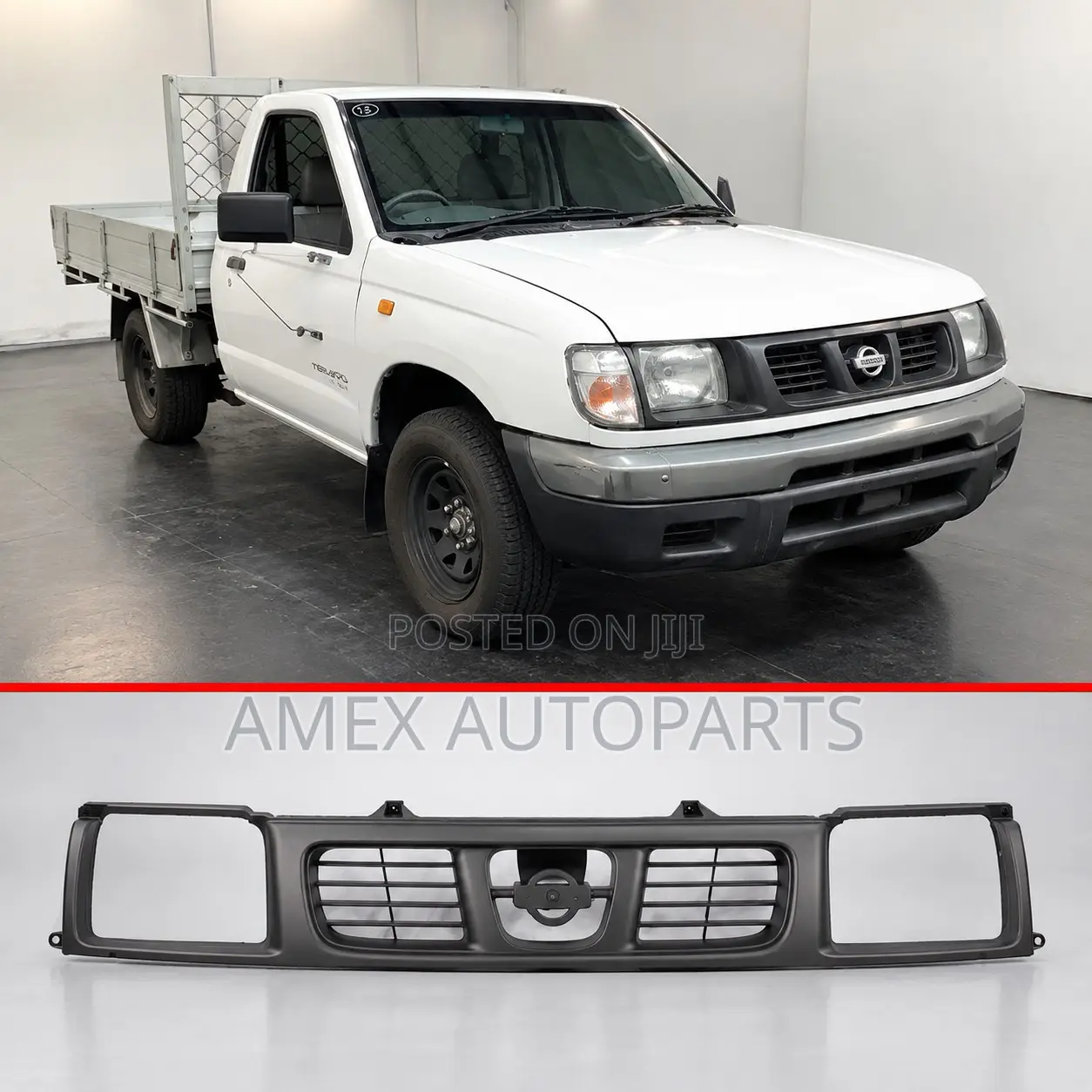 Grille Nissan Hardbody D22 1998 Onwards Silver