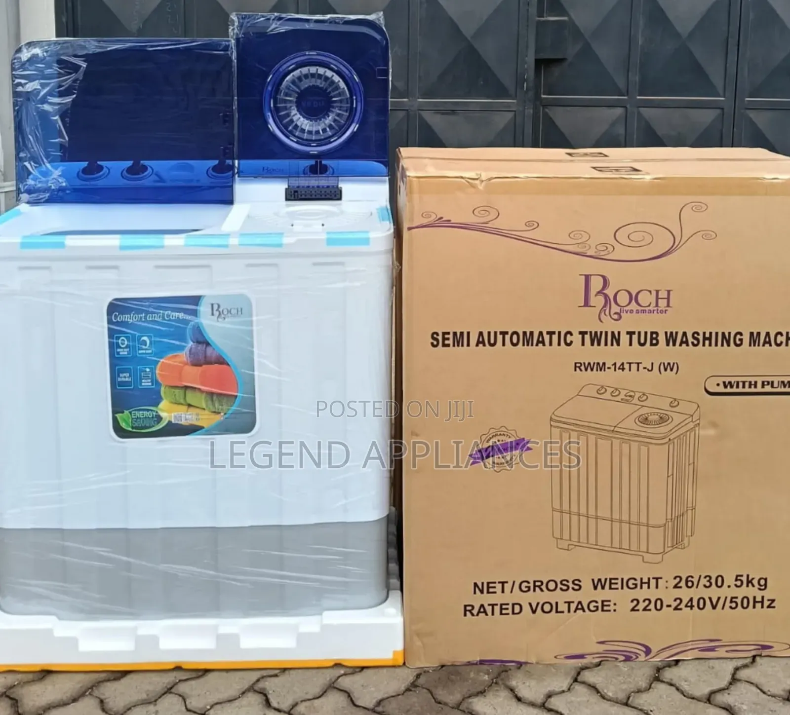 Roch Washing Machine -14kg Semi Automatic