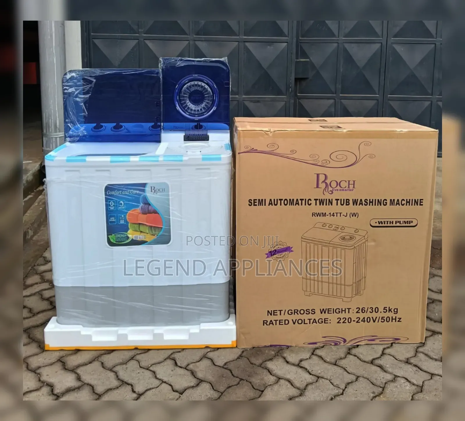 Roch Washing Machine -14kg Semi Automatic