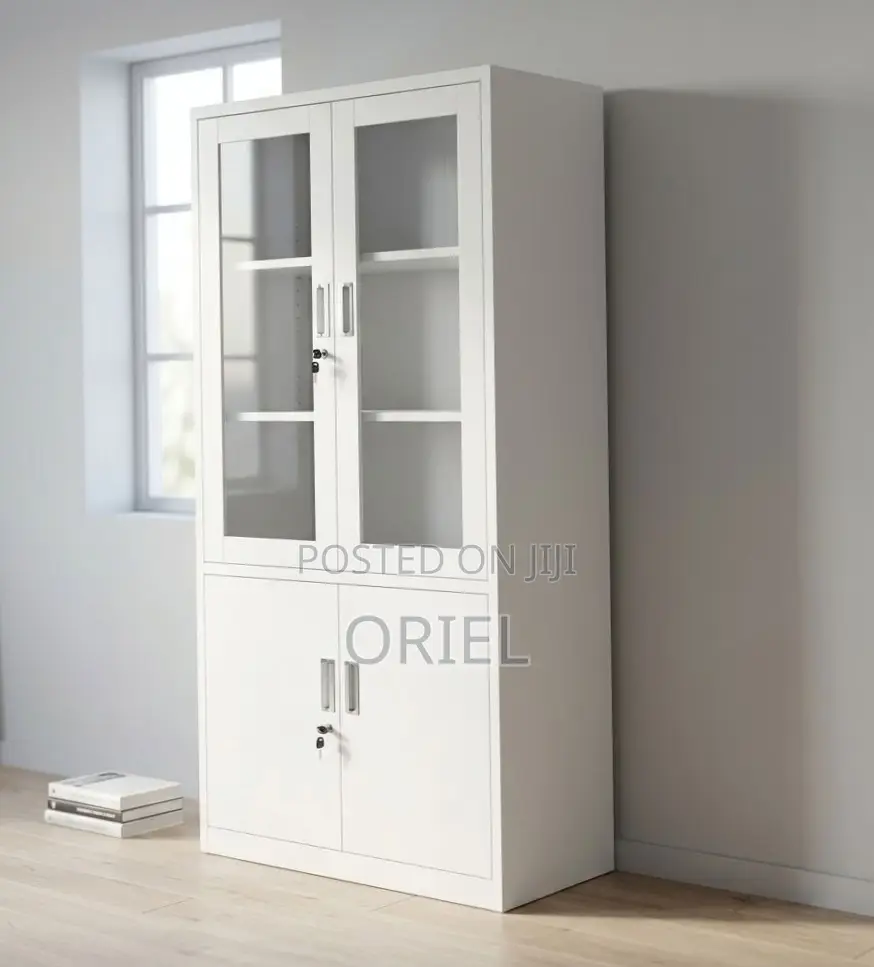 2-Door Filing Cabinet : Office Filing Cabinet With Glass Doors